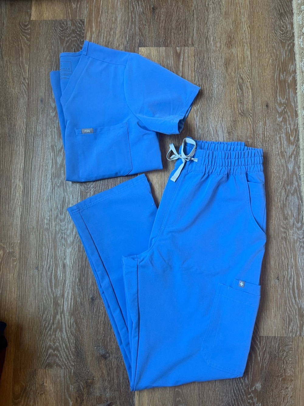 Figs Royal Blue Scrub Set - Dowa bottoms  / Catarina Top
